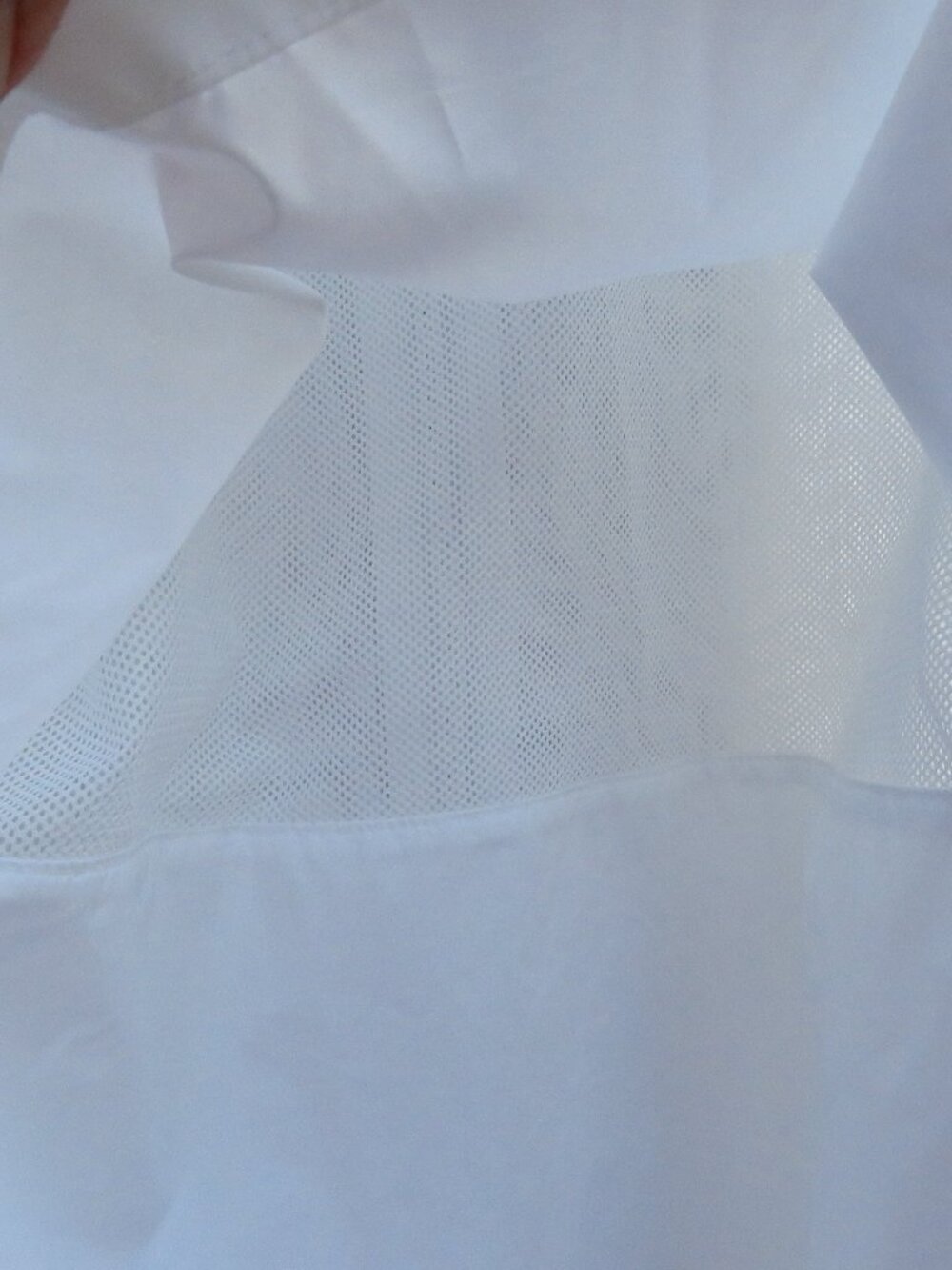 Mens Nike White Zip front windbreaker Jacket 3X with Hood - Picture 9 of 11